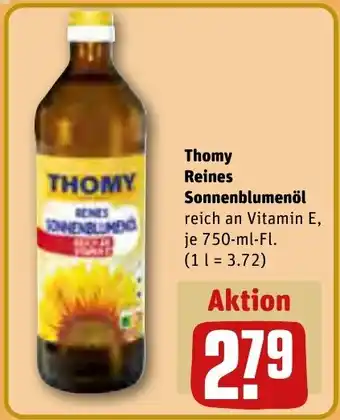 REWE Thomy Reines Sonnenblumenöl 750 ml Fl. Angebot