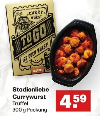 Handelshof Stadionliebe Currywurst Trüffel 300 g Packung Angebot