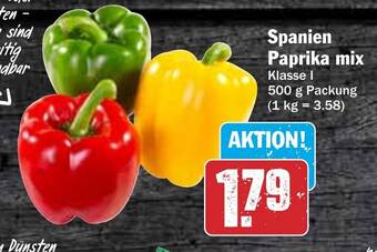 Hit Spanien Paprika mix 500 g Packung Angebot