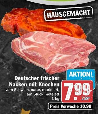 Hit Deutscher frischer Nacken mit Knochen 1 kg Angebot