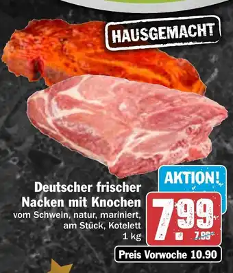 Hit Deutscher frischer Nacken mit Knochen 1 kg Angebot