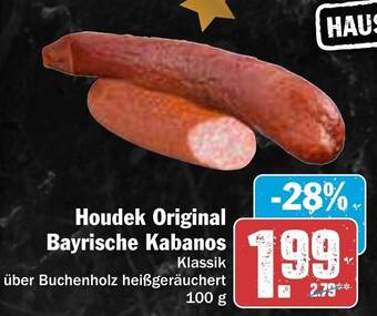 Hit Houdek Original Bayrische Kabanos 100 g Angebot
