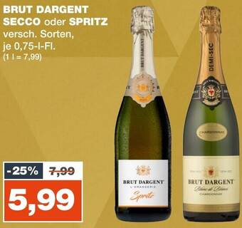 mein real BRUT DARGENT SECCO oder SPRITZ 0,75 L-Fl. Angebot