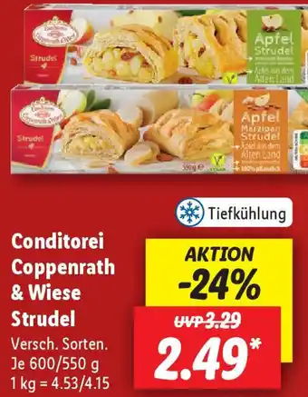 Lidl Conditorei Coppenrath & Wiese Strudel 600/550 g Angebot