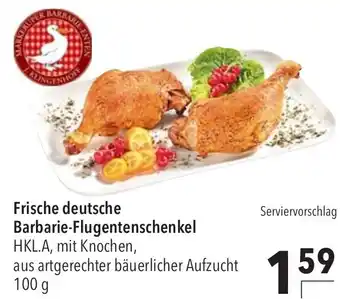 CITTI Markt Frische deutsche Barbarie-Flugentenschenkel 100g Angebot