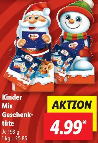 Lidl Kinder Mix Geschenktüte 193 g Angebot