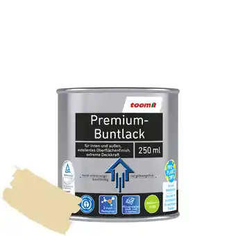 toom Baumarkt Toom premium-buntlack elfenbeinfarben seidenmatt 250 ml Angebot
