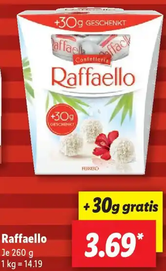 Lidl Raffaello 260 g Angebot