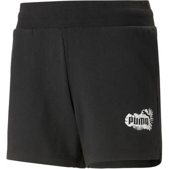 Intersport Puma damen shorts ess+ flower power 4 shorts tr puma black xl Angebot