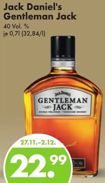 Trink und Spare Jack Daniel's Gentleman Jack 0,7 L Angebot