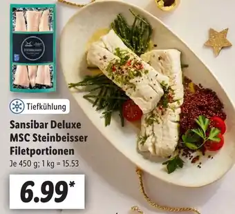 Lidl Sansibar Deluxe MSC Steinbeisser Filetportionen 450 g Angebot