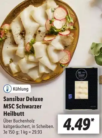 Lidl Sansibar Deluxe MSC Schwarzer Heilbutt 150 g Angebot