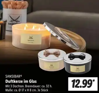 Lidl SANSIBAR Duftkerze im Glas Angebot