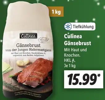 Lidl Culinea Gänsebrust 1 kg Angebot