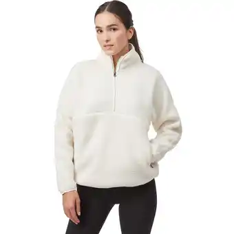 Intersport Tentree damen kapuzensweat w ecoloft half zip cloud white xs Angebot