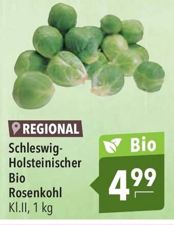 CITTI Markt Bio Rosenkohl KI.II, 1 kg Angebot