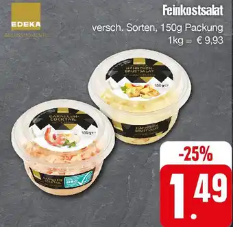 Edeka EDEKA Feinkostsalat 150 g Packung Angebot