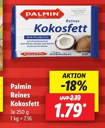 Lidl Palmin Reines Kokosfett 250 g Angebot