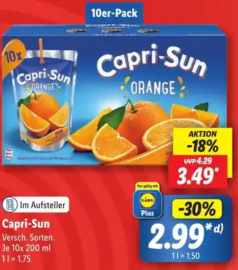 Lidl Capri-Sun 10 x 200 ml Angebot