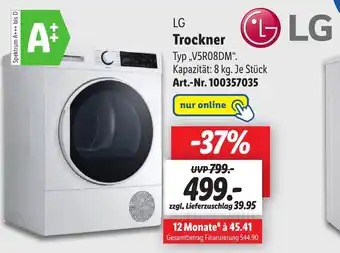 Lidl LG Trockner Angebot