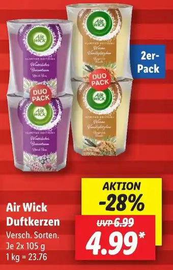 Lidl Air Wick Duftkerzen 2 x 105 g Angebot