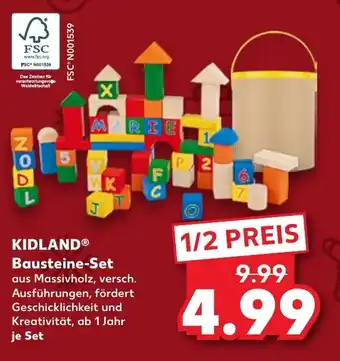 Kaufland KIDLAND Bausteine-Set Angebot