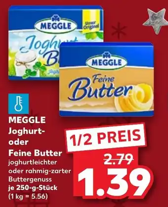 Kaufland MEGGLE Joghurt-oder Feine Butter 250-g-Stück Angebot