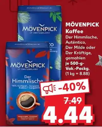 Kaufland MÖVENPICK Kaffee 500 g Vak.Packg. Angebot