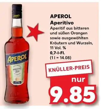 Kaufland APEROL Aperitivo 0,7 l Fl. Angebot