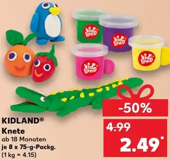 Kaufland KIDLAND Knete 8 x 75 g Packg. Angebot