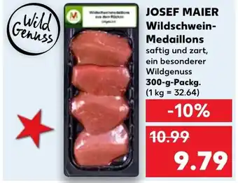 Kaufland JOSEF MAIER Wildschwein-Medaillons 300-g-Packg. Angebot