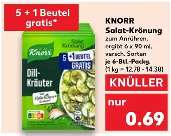 Kaufland KNORR Salat-Krönung 6 Btl. Packg. Angebot