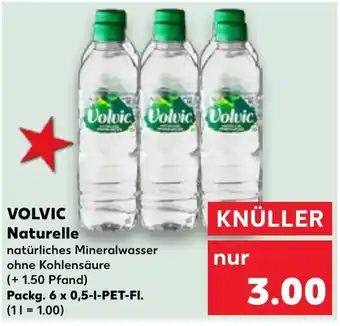 Kaufland VOLVIC Naturelle Packg. 6 x 0,5-l-PET-Fl. Angebot