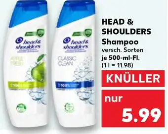 Kaufland HEAD & SHOULDERS Shampoo 500-ml-Fl. Angebot