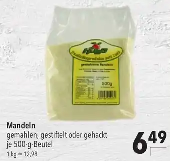 CITTI Markt Mandeln gemahlen, gestiftelt oder gehackt je 500-g-Beutel Angebot