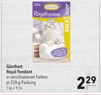 CITTI Markt Günthart Royal Fondant 250g Angebot