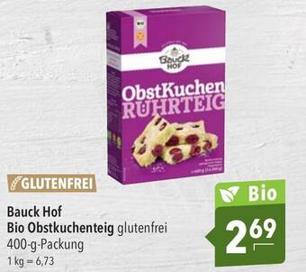 CITTI Markt Bauck Hof Bio Obstkuchenteig glutenfrei 400-g-Packung Angebot