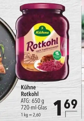 CITTI Markt Kühne Rotkohl 720ml Angebot