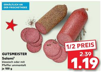 Kaufland GUTSMEISTER Salami 100 g Angebot