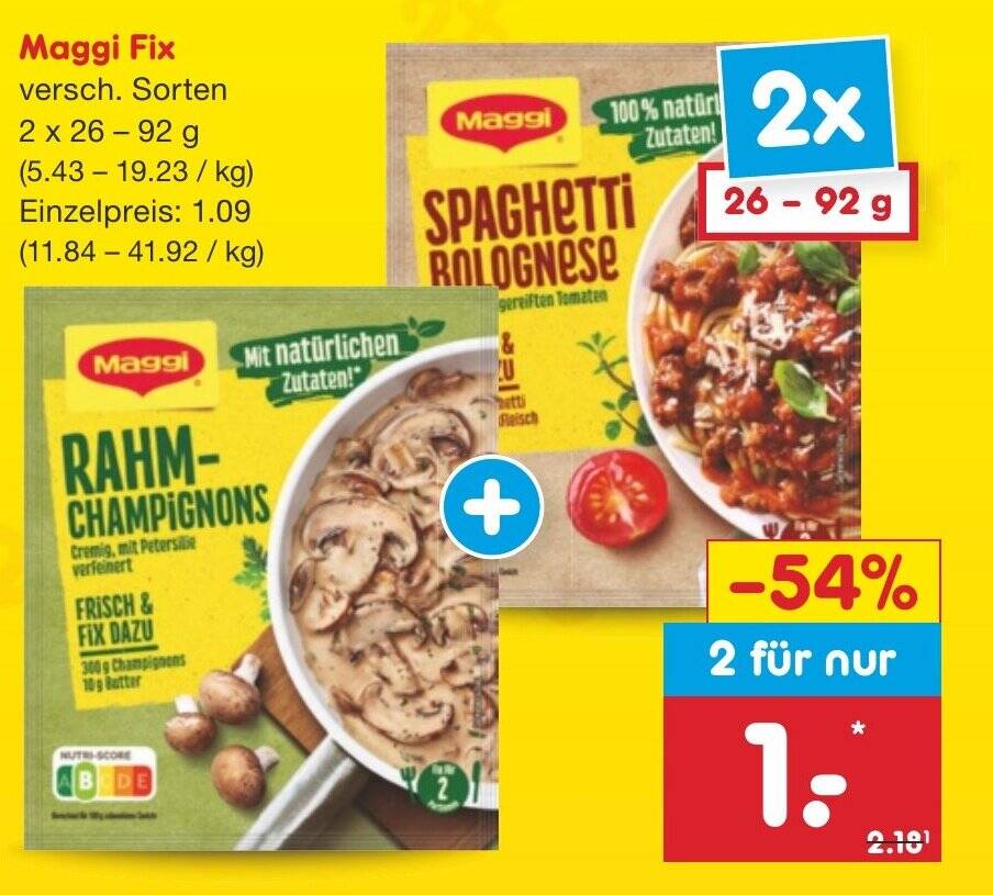 Maggi Fix Angebot