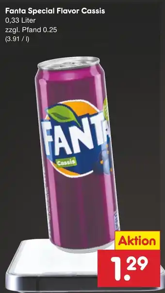 Netto Marken-Discount Fanta Special Flavor Cassis 0,33 Liter Angebot