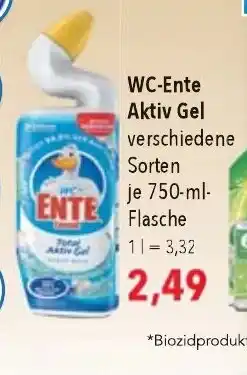 CITTI Markt WC-Ente Aktiv Gel 750ml Angebot