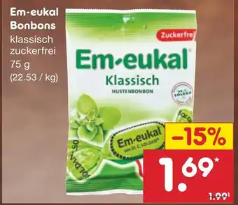 Netto Marken-Discount Em-eukal Bonbons 75 g Angebot