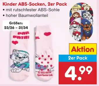 Netto Marken-Discount Kinder ABS-Socken, 2er Pack Angebot