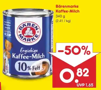 Netto Marken-Discount Bärenmarke Kaffee-Milch 340 g Angebot