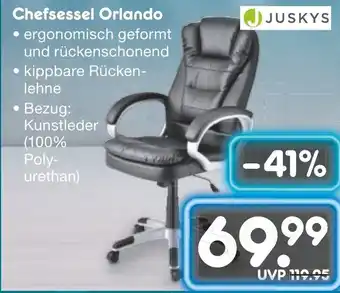 Netto Marken-Discount JUSKYS Chefsessel Orlando Angebot