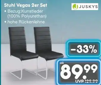 Netto Marken-Discount JUSKYS Stuhl Vegas 2er Set Angebot