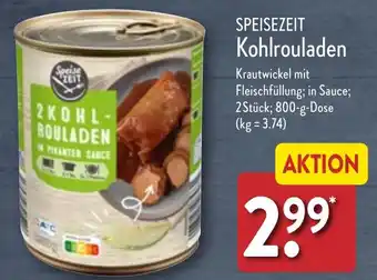 Aldi Nord SPEISEZEIT Kohlrouladen 800 g Dose Angebot