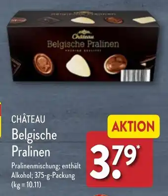 Aldi Nord CHÂTEAU Belgische Pralinen 375 g Packung Angebot