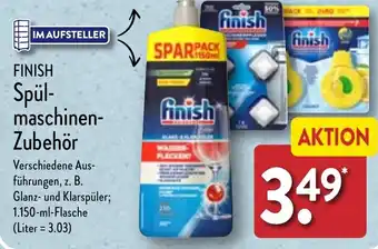 Aldi Nord FINISH Spül-maschinen- Zubehör 1.150 ml Flasche Angebot